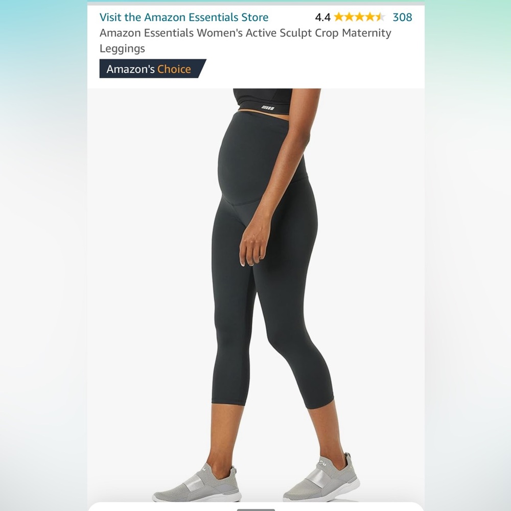 Amazon Essentials Crop Maternity Leggings